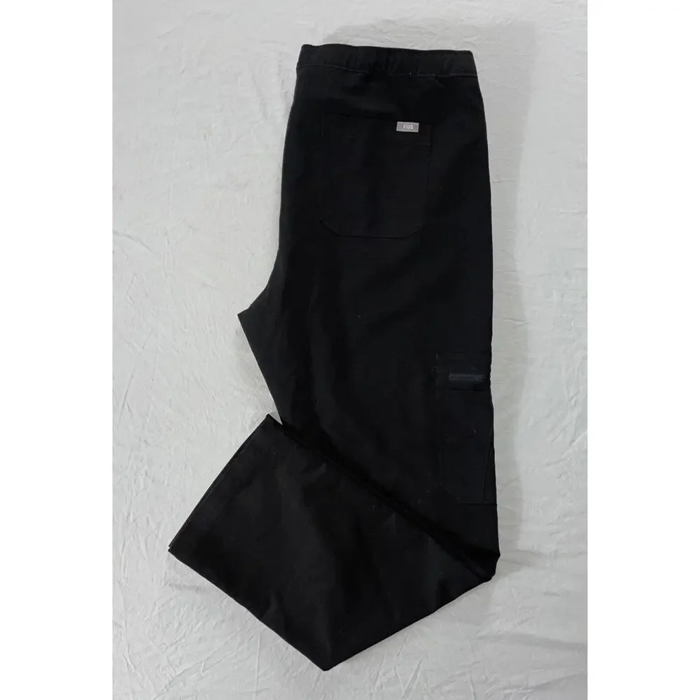FIGs Technical Collection Men's Cairo Cargo Scrub Bottoms. Black, Men's XL. EUC!